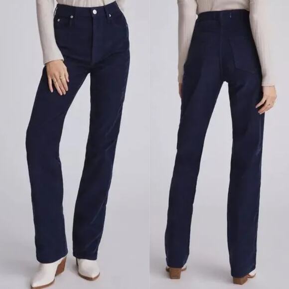 New Anthropologie AMO Willa Slim Flare Jeans - New - 28 Waist - Picture 1 of 7
